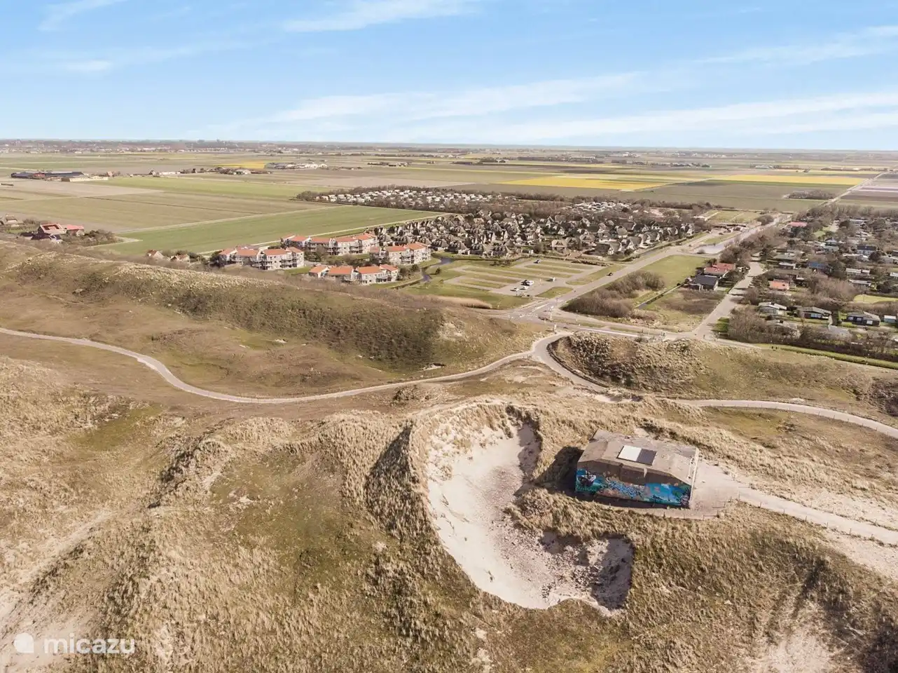 Duynblick et les belles pistes cyclables à travers les dunes
