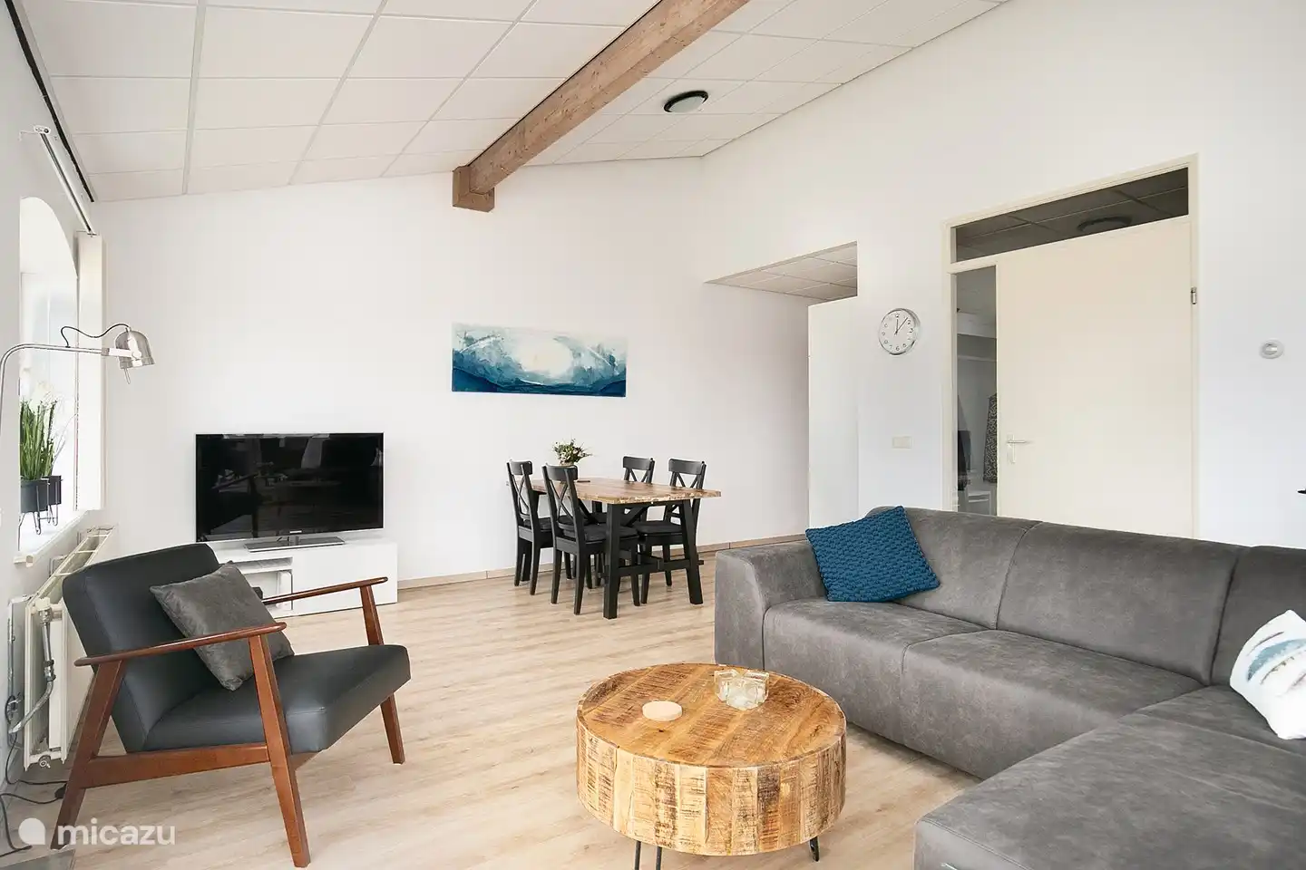 Télévision à écran plat avec de nombreuses chaînes de télévision néerlandaises et allemandes (numériques)