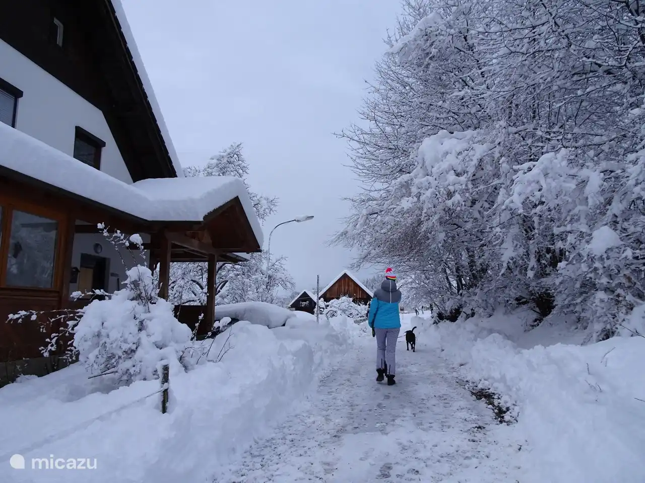 Schnee vor der Tür! so cool :-)