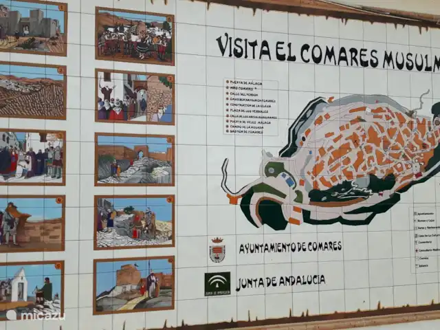 Maison de la Sérénité | Espagne, Andalousie, Los Romanes - maison de vacances La promenade balisée à Comares vaut la peine et vous donne un aperçu du riche passé arabe de l'Andalousie