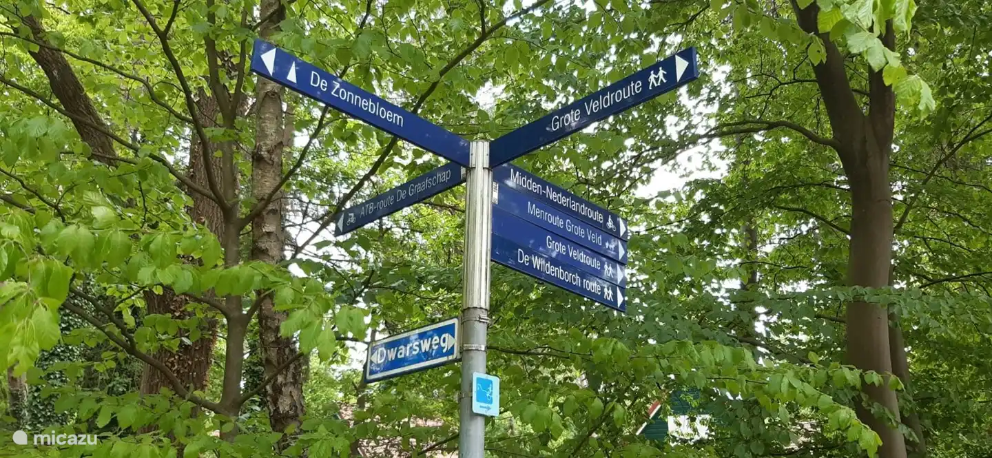 Wander- und Radwege direkt vom Park aus