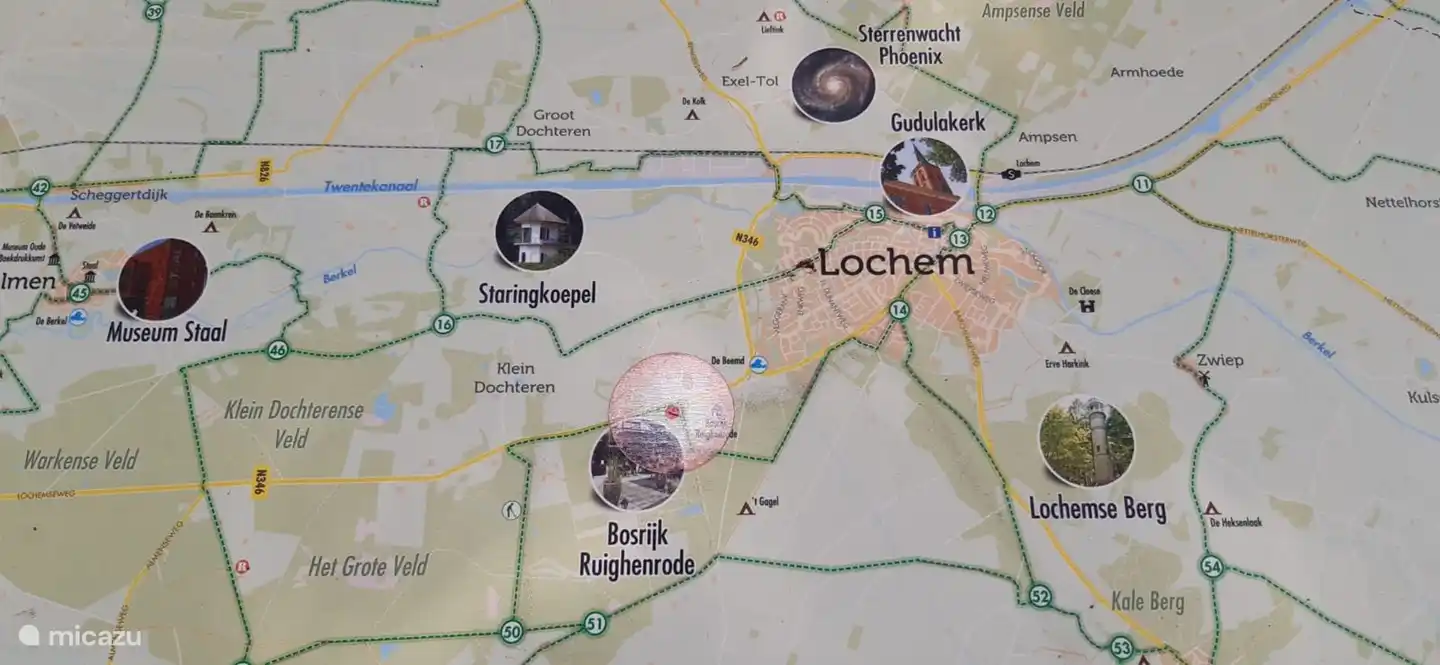 Sehenswürdigkeiten in und um Lochem.