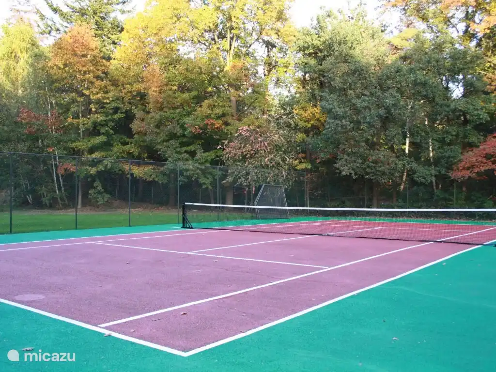 Vermietung von Tennisplätzen (an der Hotelrezeption)