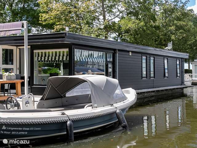 Vakantiehuis Nederland, Friesland, Sint Nicolaasga - camper / jacht / woonboot Woonboot Langweer, unieke locatie!