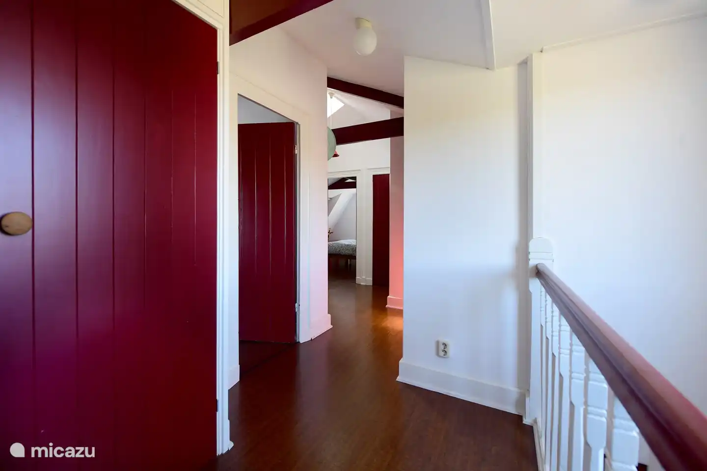 First floor with access to the bedrooms and bathroom