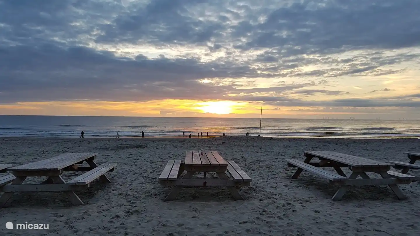 The beach in Wijk aan Zee