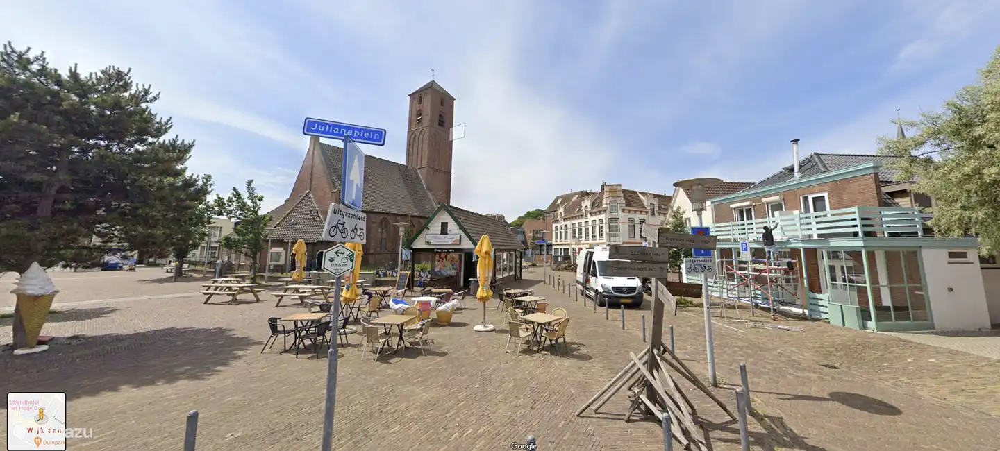 Dorpsplein van Wijk aan Zee
