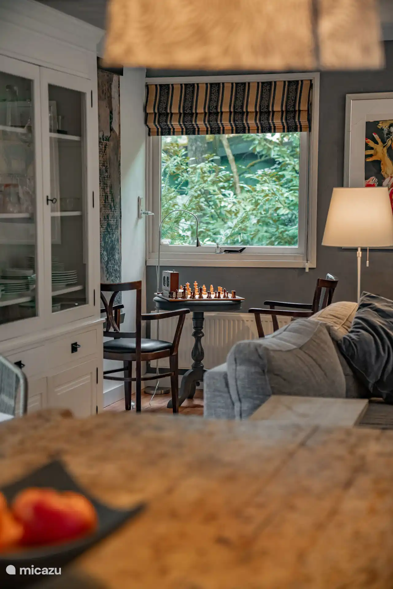Le coin pour une partie d’échecs