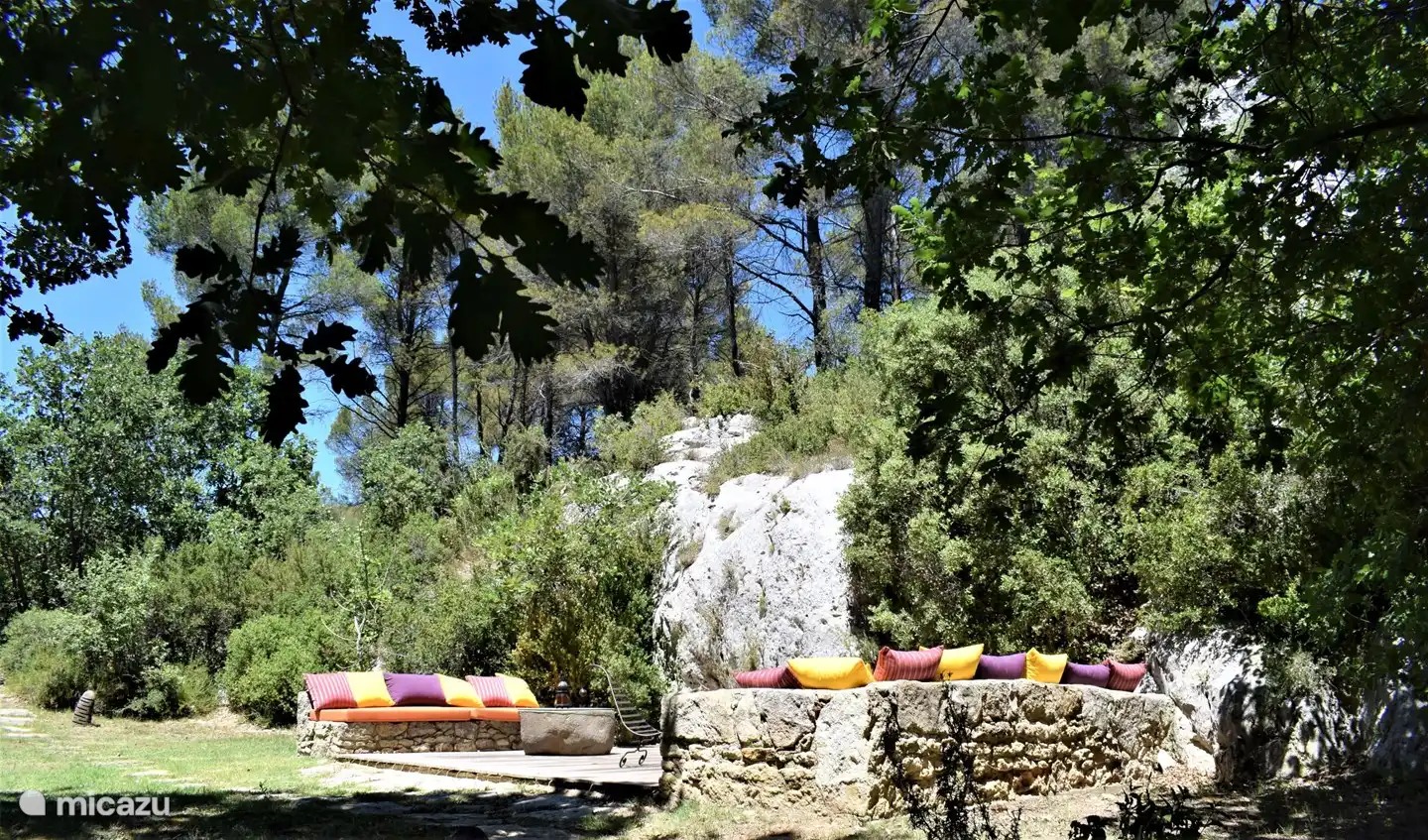 Marokkanische Terrasse, ideal für einen abendlichen Aperitif mit der untergehenden Sonne
