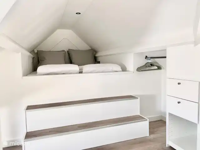 Liv Residence Casa de vacaciones y sauna en Países Bajos, Güeldres, Ermelo - casa vacacional El altillo para dormir.