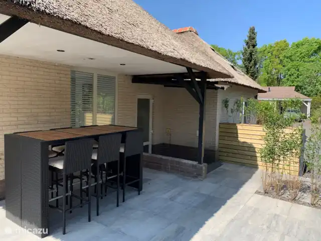 Liv Residence Casa de vacaciones y sauna en Países Bajos, Güeldres, Ermelo - casa vacacional Toldo con juego de barras.