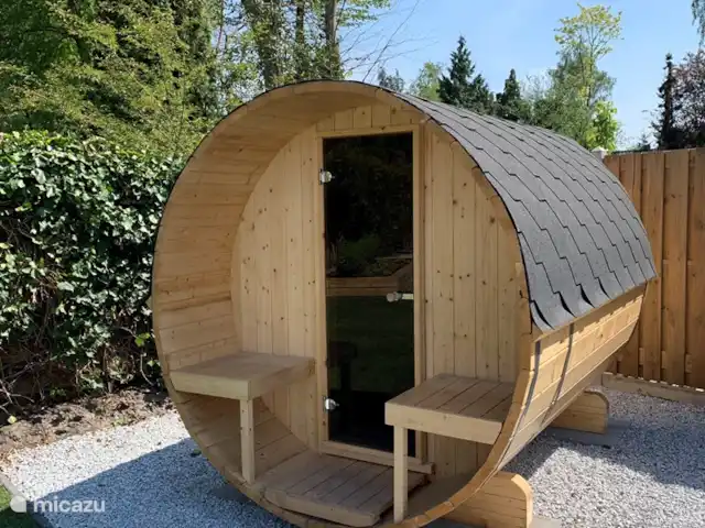 Liv Residence Casa de vacaciones y sauna en Países Bajos, Güeldres, Ermelo - casa vacacional Una tønsauna finlandesa para cuatro personas para desconectar por completo.