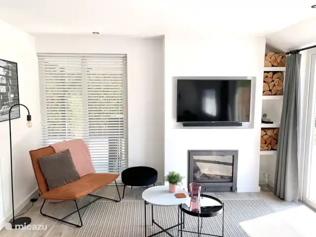 Liv Residence Casa de vacaciones y sauna en Países Bajos, Güeldres, Ermelo - casa vacacional La sala de estar.