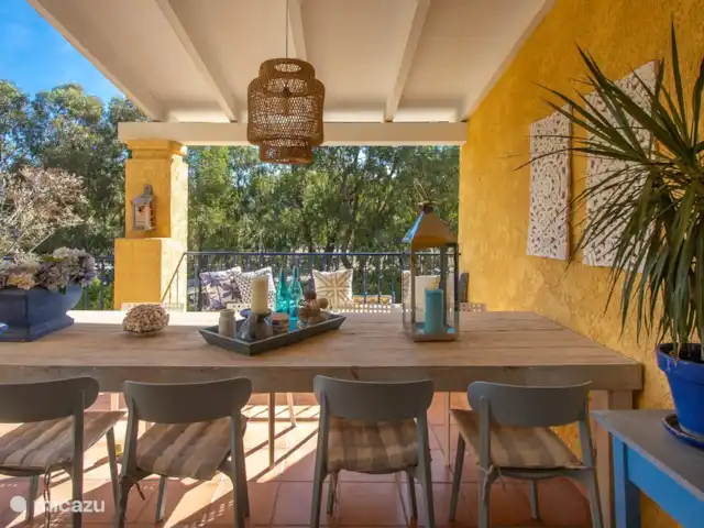 Maison Miraval | Espagne, Costa Blanca, La Nucia - villa terrasse couverte adjacente au salon
