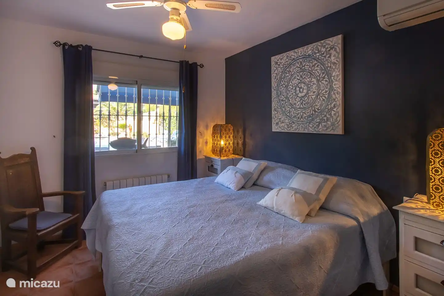 Hauptschlafzimmer mit Aussicht