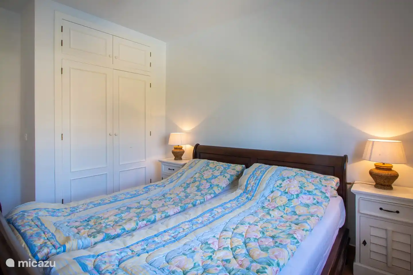 Unser 3. Schlafzimmer ist auch ein Zimmer mit Aussicht. Blick auf die Berge.