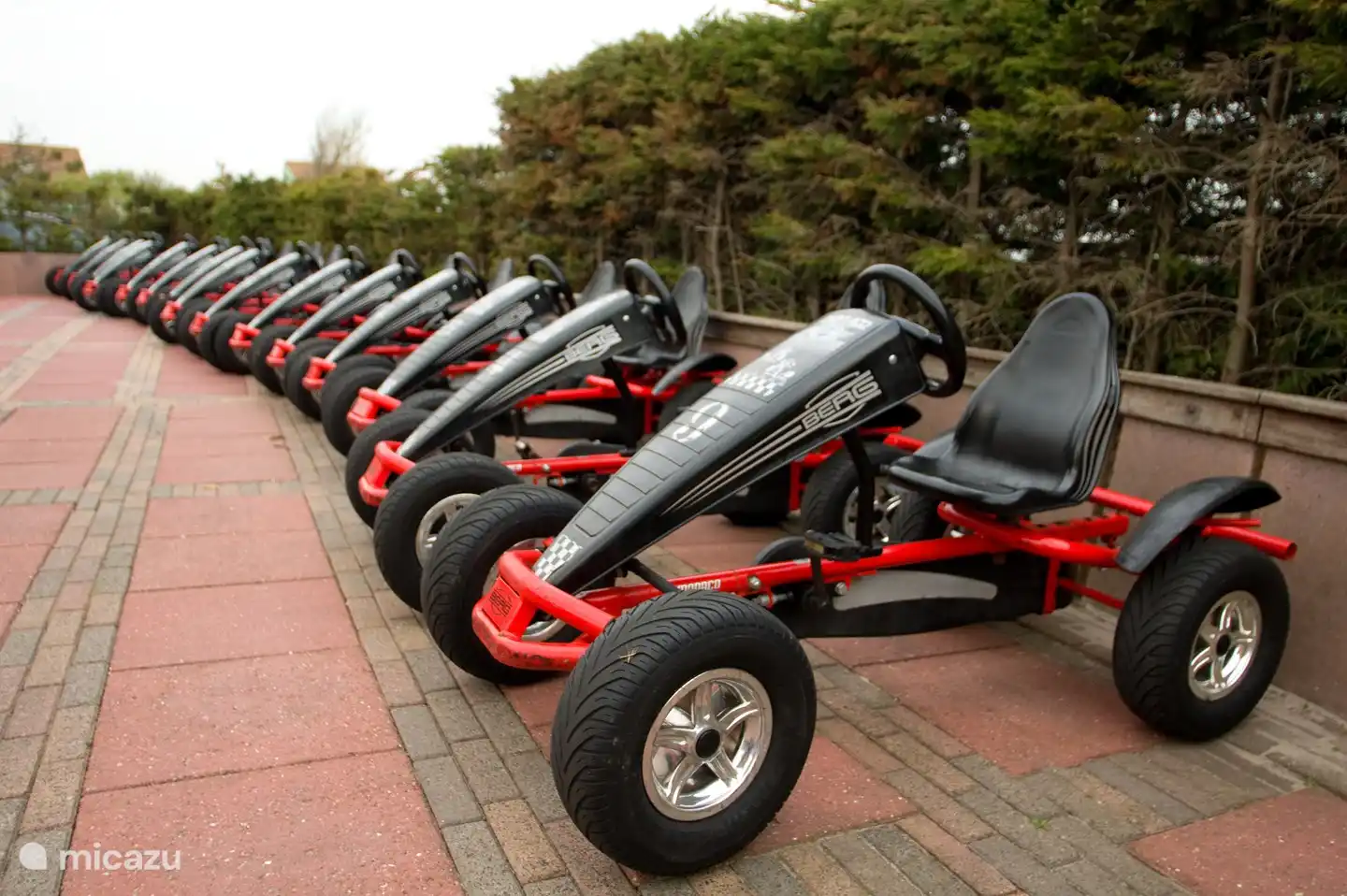 Also fun for kids! Go-kart rental at the park.