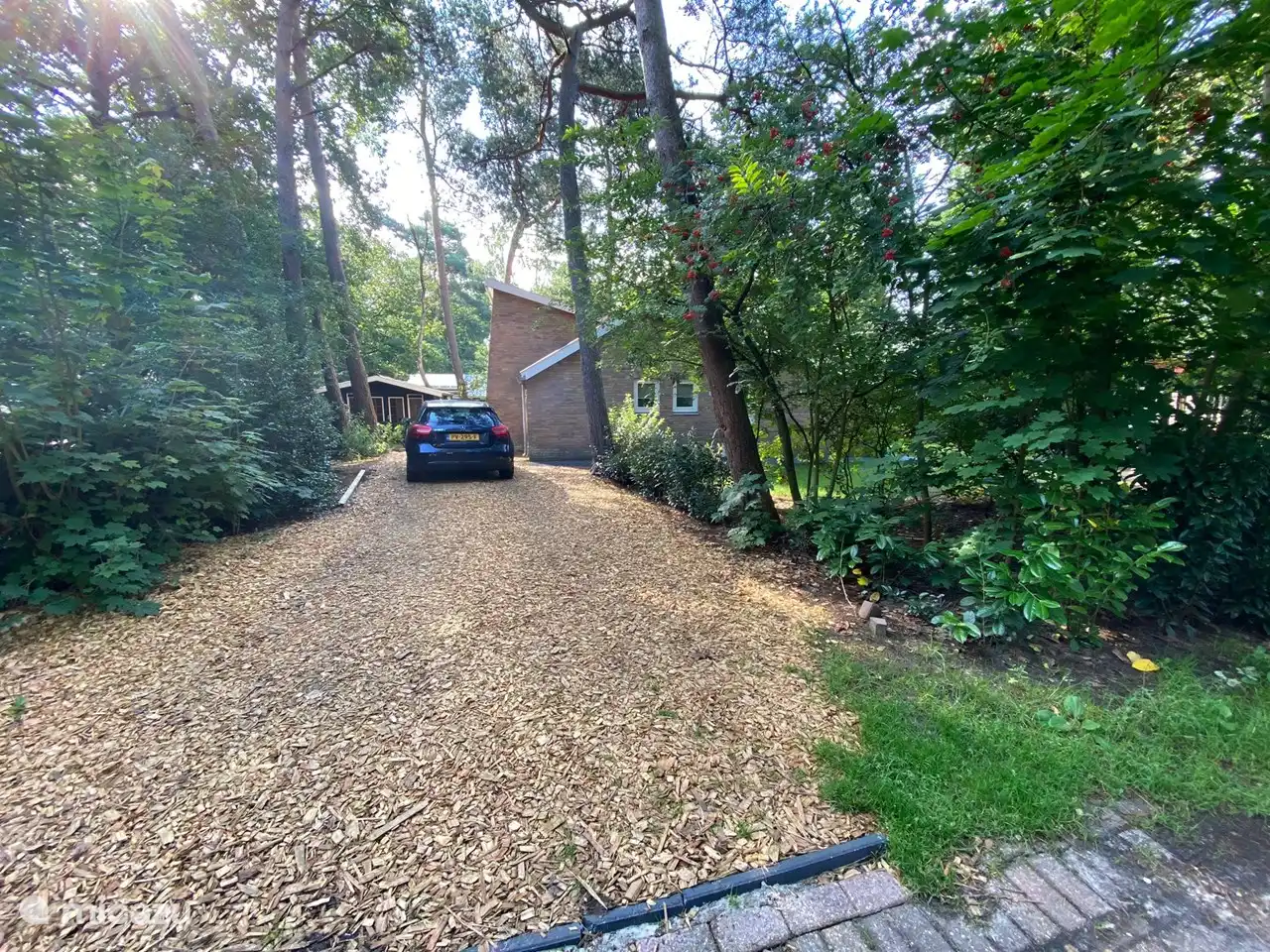 Die Einfahrt des Ferienhauses