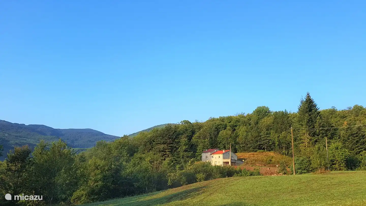 Uitzicht op Villa Valtaro