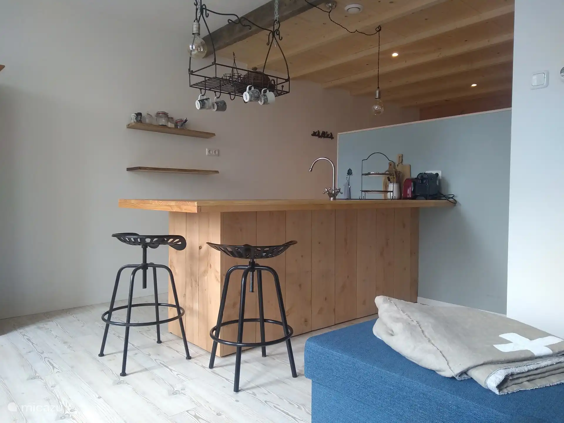 kitchenette in one of the rooms