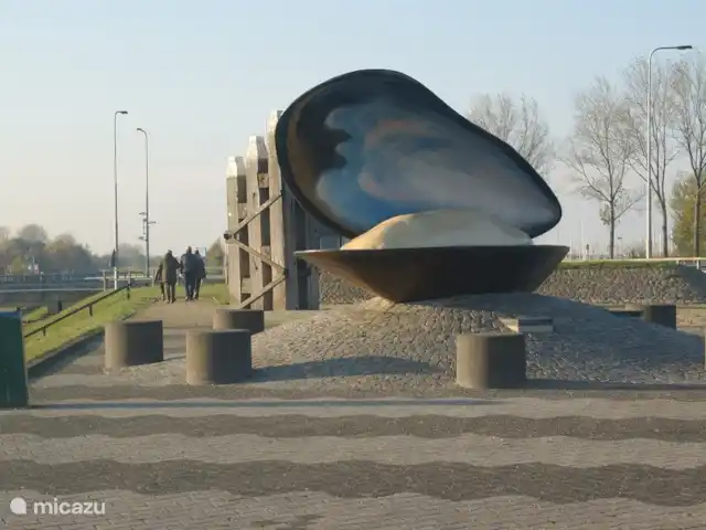 Maison de vacances en Zélande/Bleu | Pays-Bas, Zélande, Bruinisse - bungalow Le repère de Bruinisse, une moule.