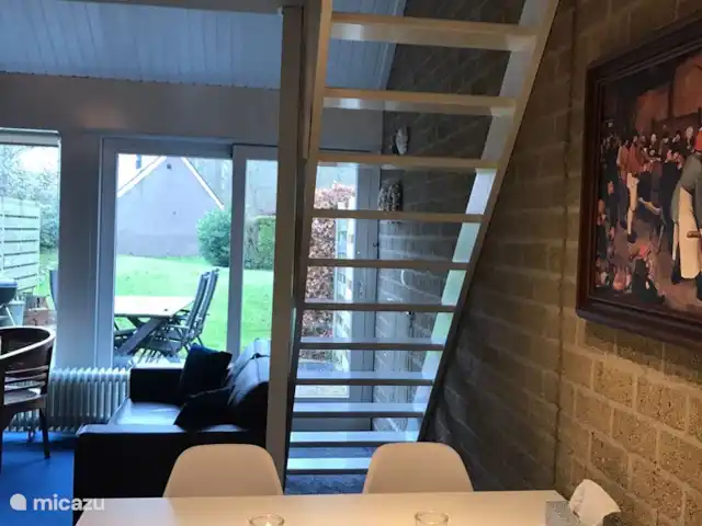 Maison de vacances en Zélande/Bleu | Pays-Bas, Zélande, Bruinisse - bungalow Le coin repas, chaise haute est à disposition