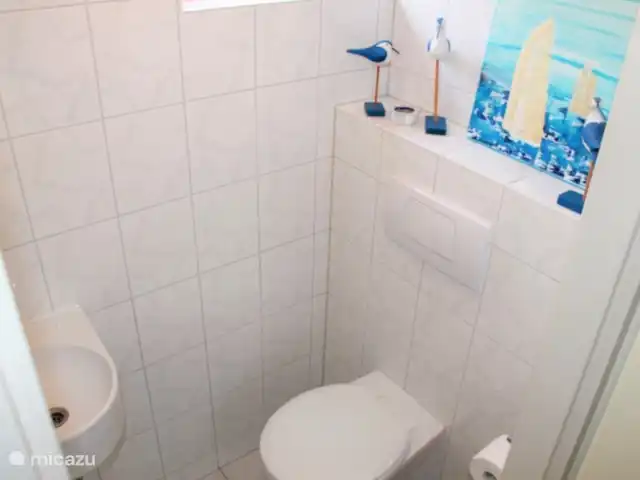 De Oranje Tulp | Pays-Bas, Hollande du Nord, Julianadorp aan Zee - bungalow salle de bain séparée pour les toilettes