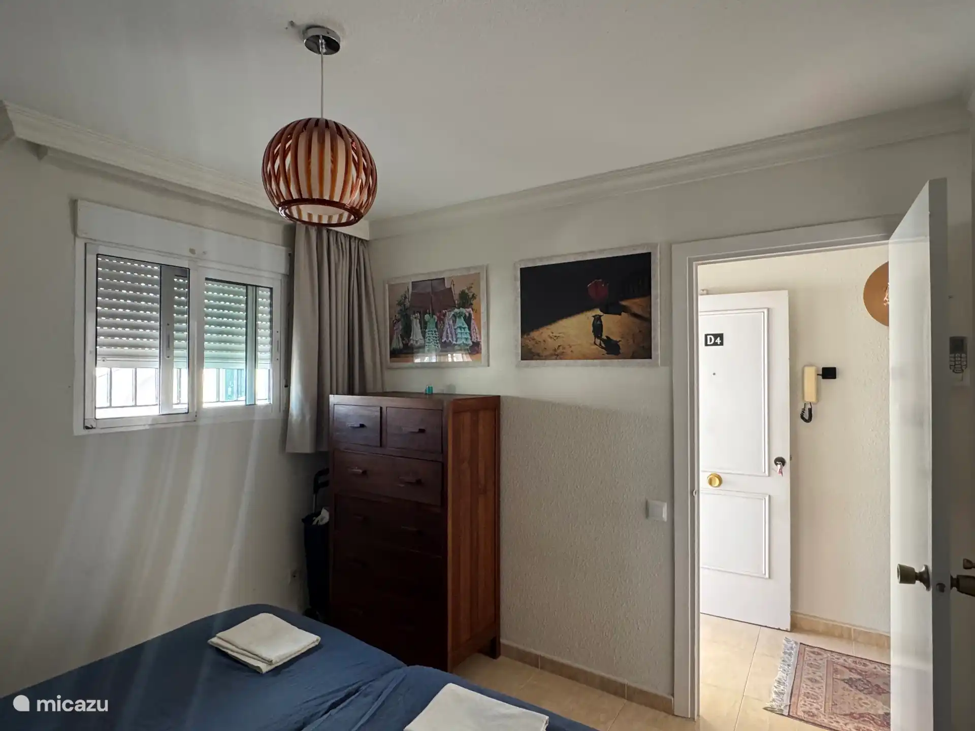 Kein Lärm im Schlafzimmer, in der obersten Etage. 