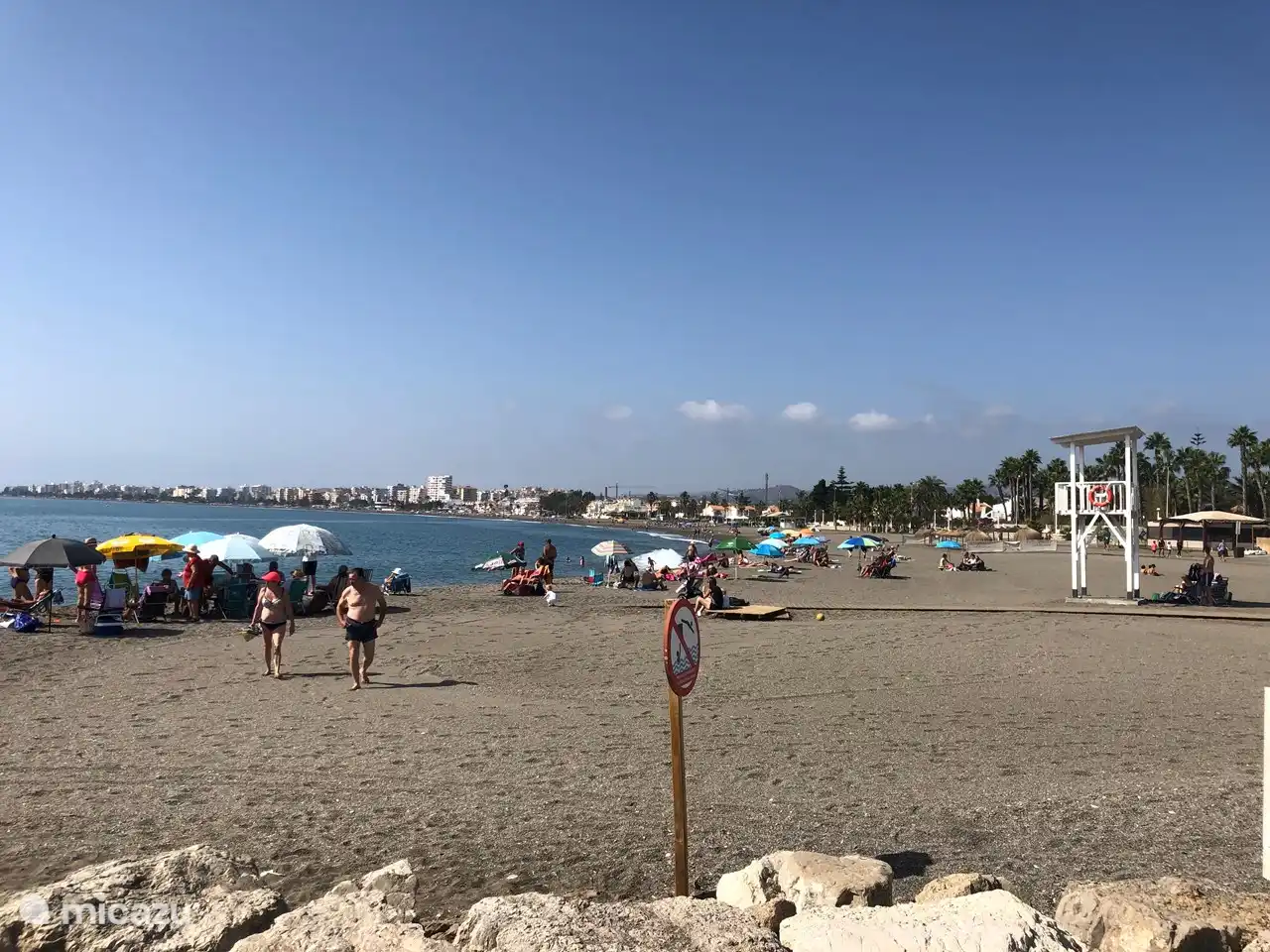 Der Strand wird täglich gereinigt