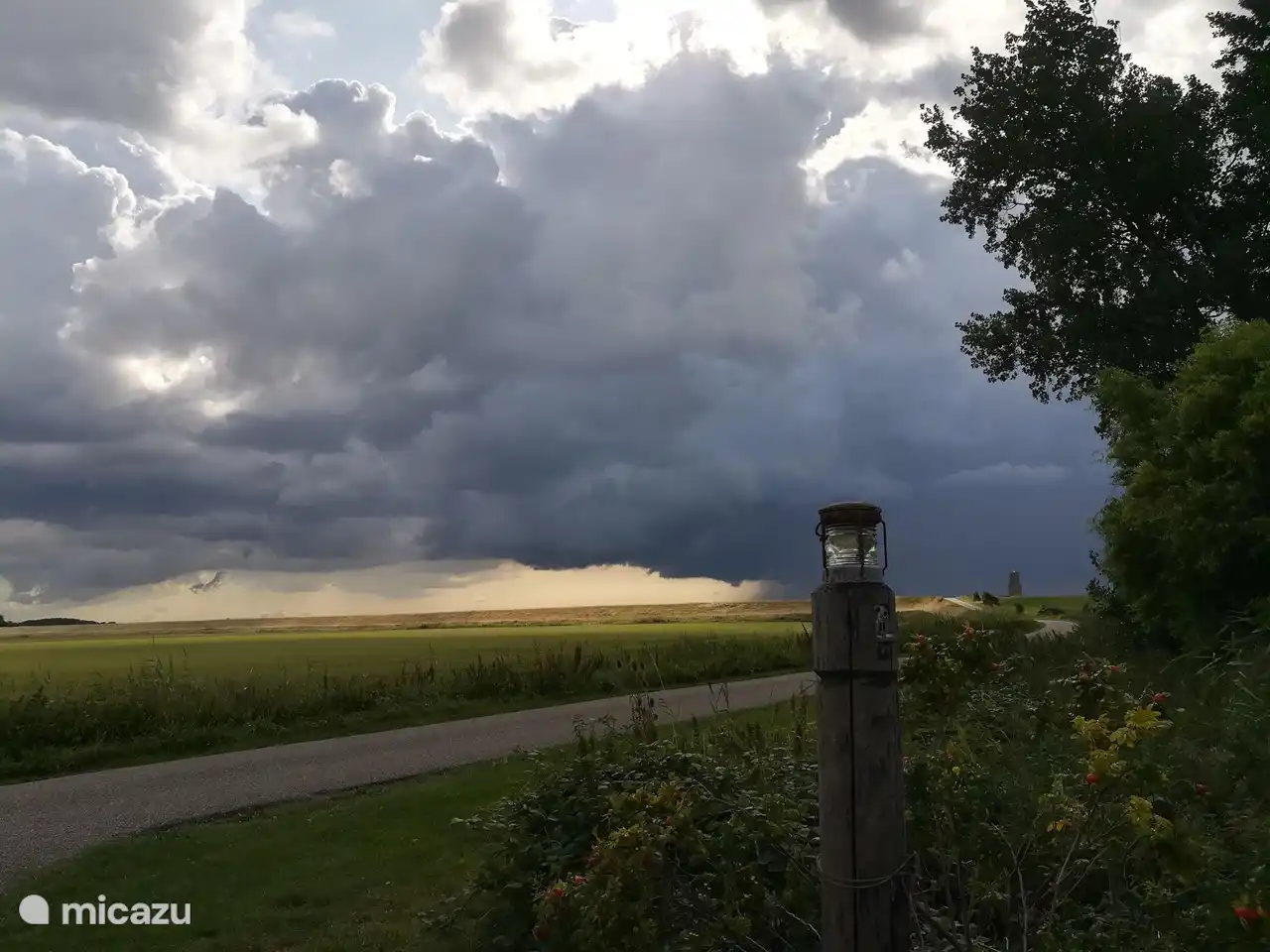 Blick von der Einfahrt