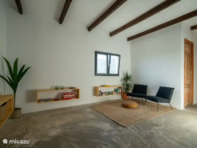 Finca Robledo Malaga huren in Spanje, Andalusië, Alhaurín el Grande - vakantiehuis Woonkamer met leesruimte