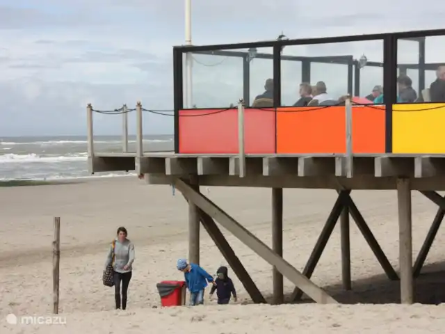 Appartement Plage Retour à la Côte | Pays-Bas, Hollande du Nord, Callantsoog - appartement Pavillon de plage De Toko à proximité du village pour une collation ou une boisson ou un repas