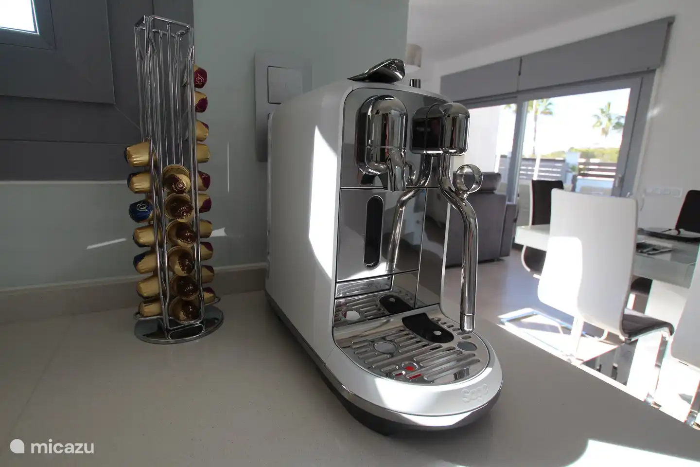 Luxe Sage Nespresso machine.