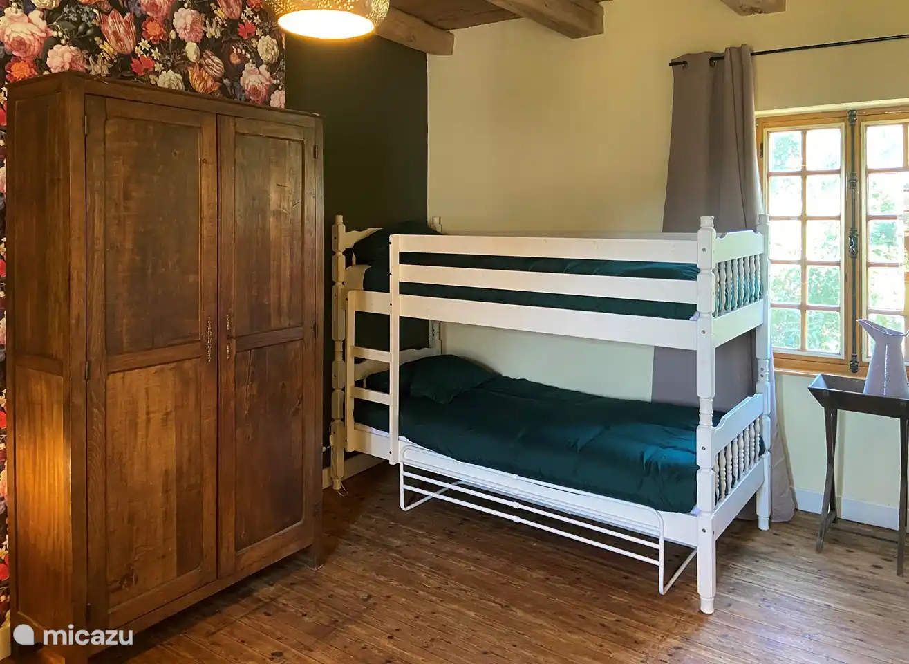 Das Etagenbett des Familienzimmers