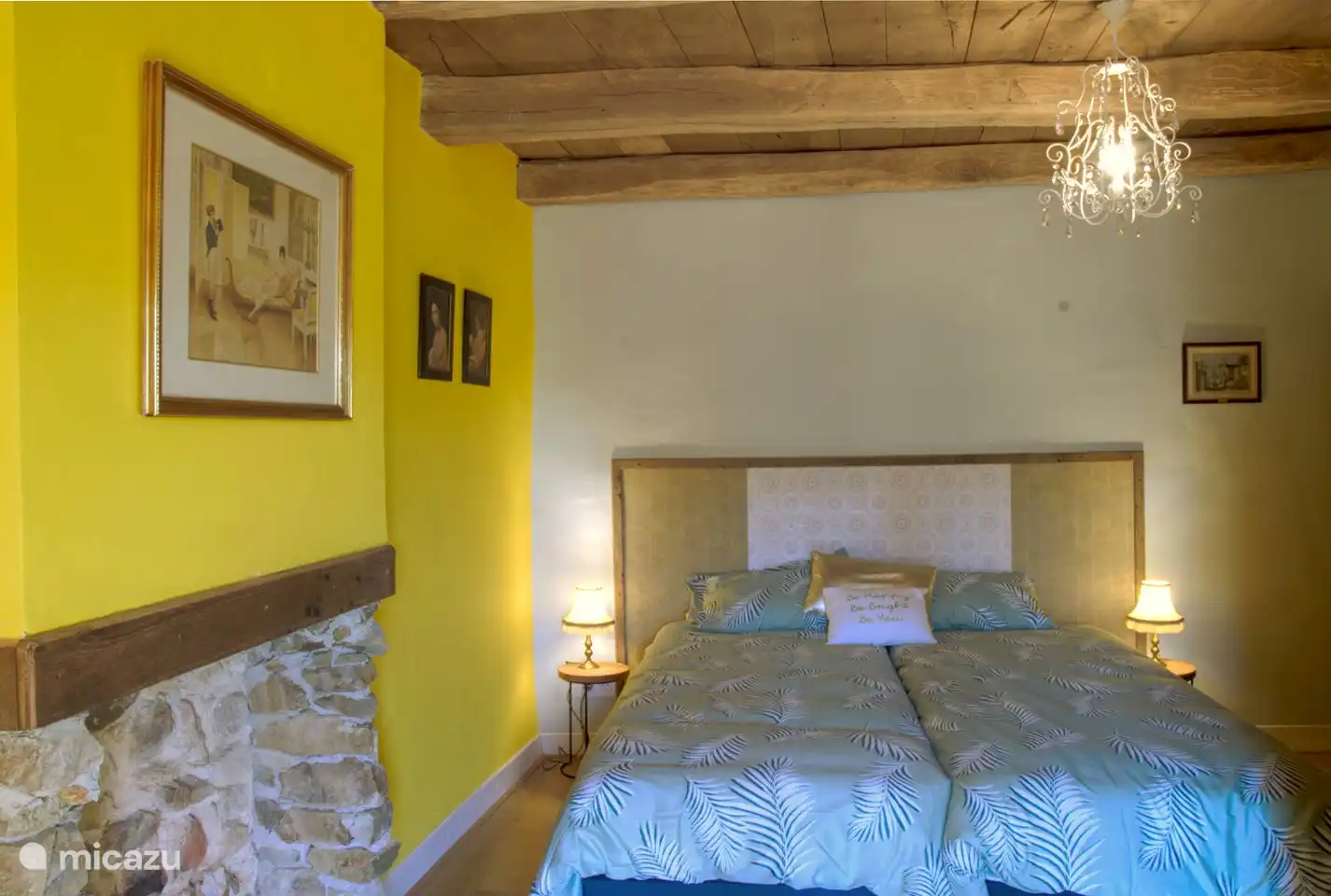 Ein Schlafzimmer im ersten Stock