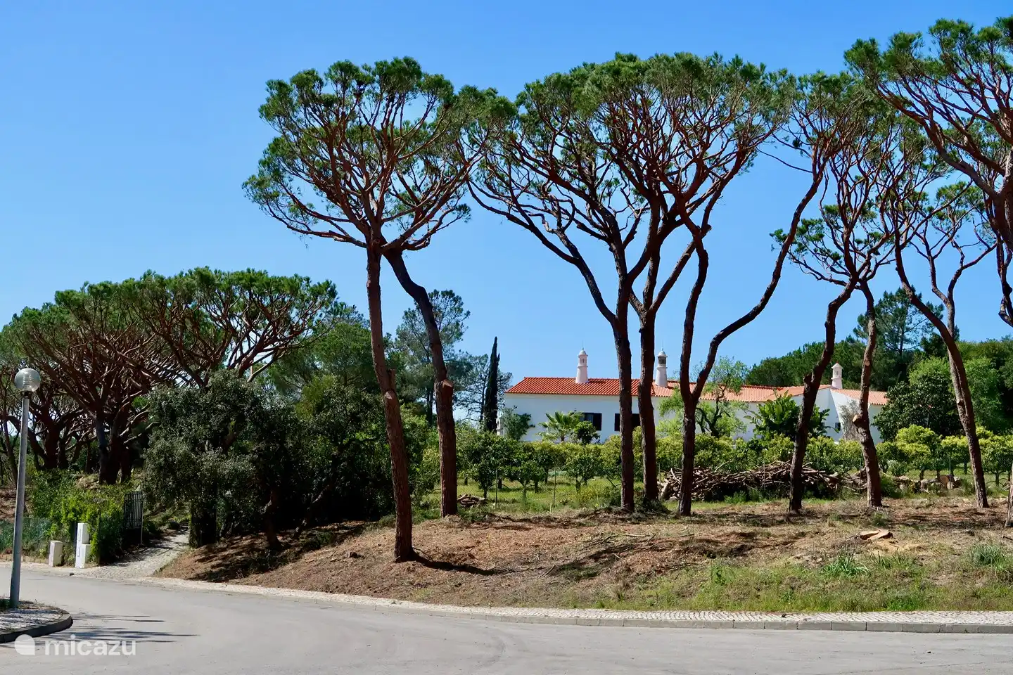 Eingang mit Casa Figueiras in der Ferne