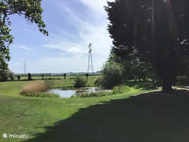 Chalet 'De Oude Gooten 2' | Pays-Bas, Hollande méridionale, Brielle - cabane en bois / lodge Vue depuis le chalet