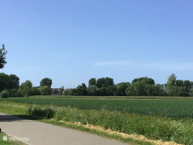 Chalet 'De Oude Gooten 2' | Pays-Bas, Hollande méridionale, Brielle - cabane en bois / lodge Vue depuis le chalet