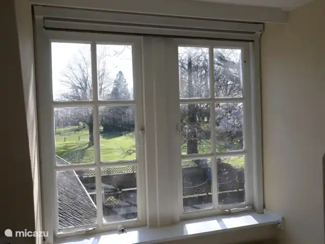 El establo de burros en Países Bajos, Güeldres, Lochem - casa vacacional Vista desde uno de los dormitorios