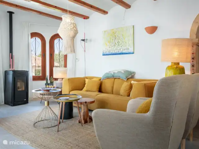 Maison de Viña | Espagne, Costa Blanca, Jávea - villa Le salon confortable avec télévision internationale (y compris néerlandais, allemand, anglais, espagnol).