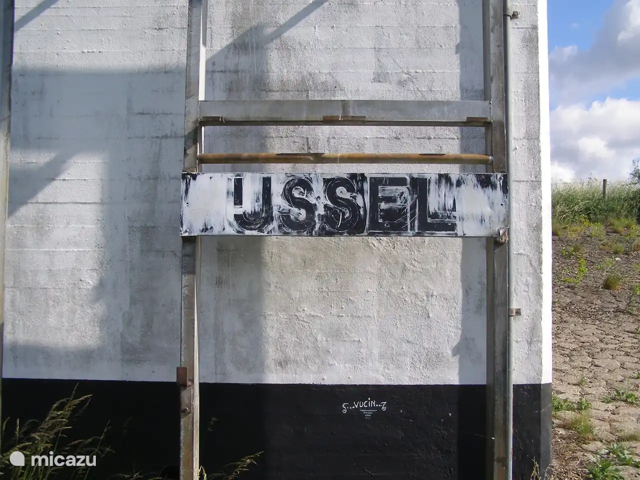 Westervoort an der Trennung von Rhein und IJssel.