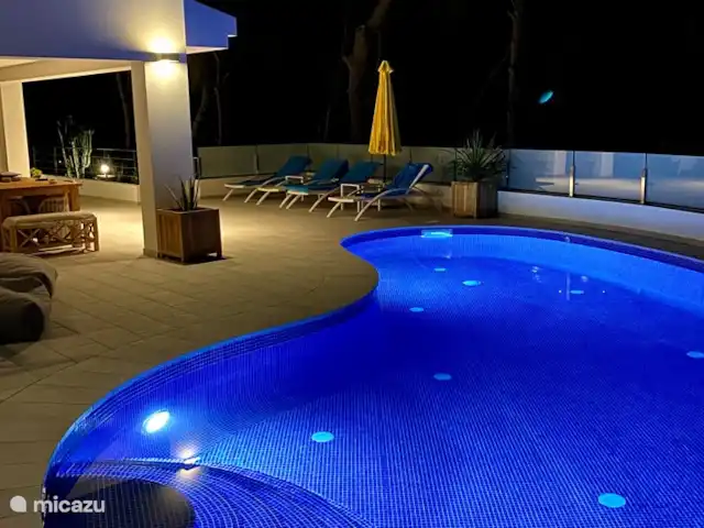 Chica Del Mar huren in Spanje, Costa Blanca, Benissa - villa Chica Del Mar - Zwembad bij avond