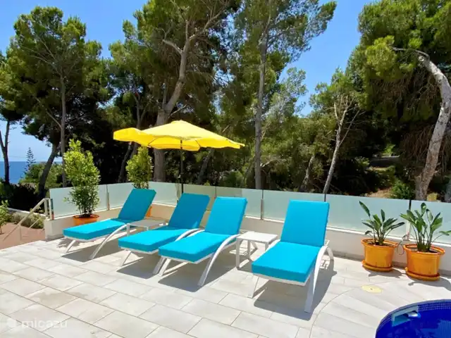 Chica Del Mar huren in Spanje, Costa Blanca, Benissa - villa Chica Del Mar - Comfortabele ligstoelen.
