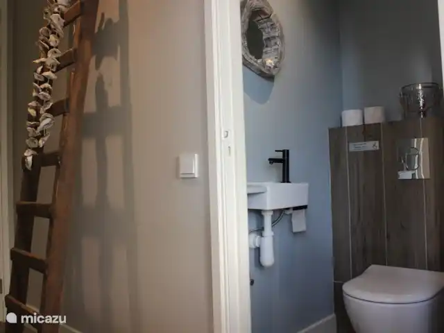 'De Oester' de Zuidhoek 5 | Pays-Bas, Zélande, Renesse - maison de vacances 1er toilette au rez-de-chaussée