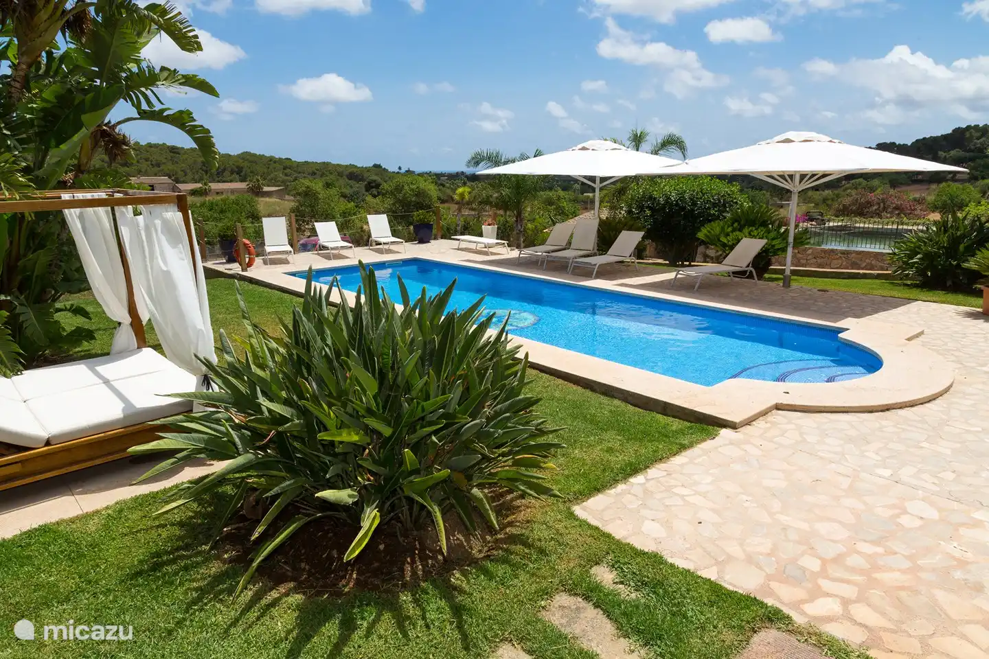 Schwimmbad und Garten