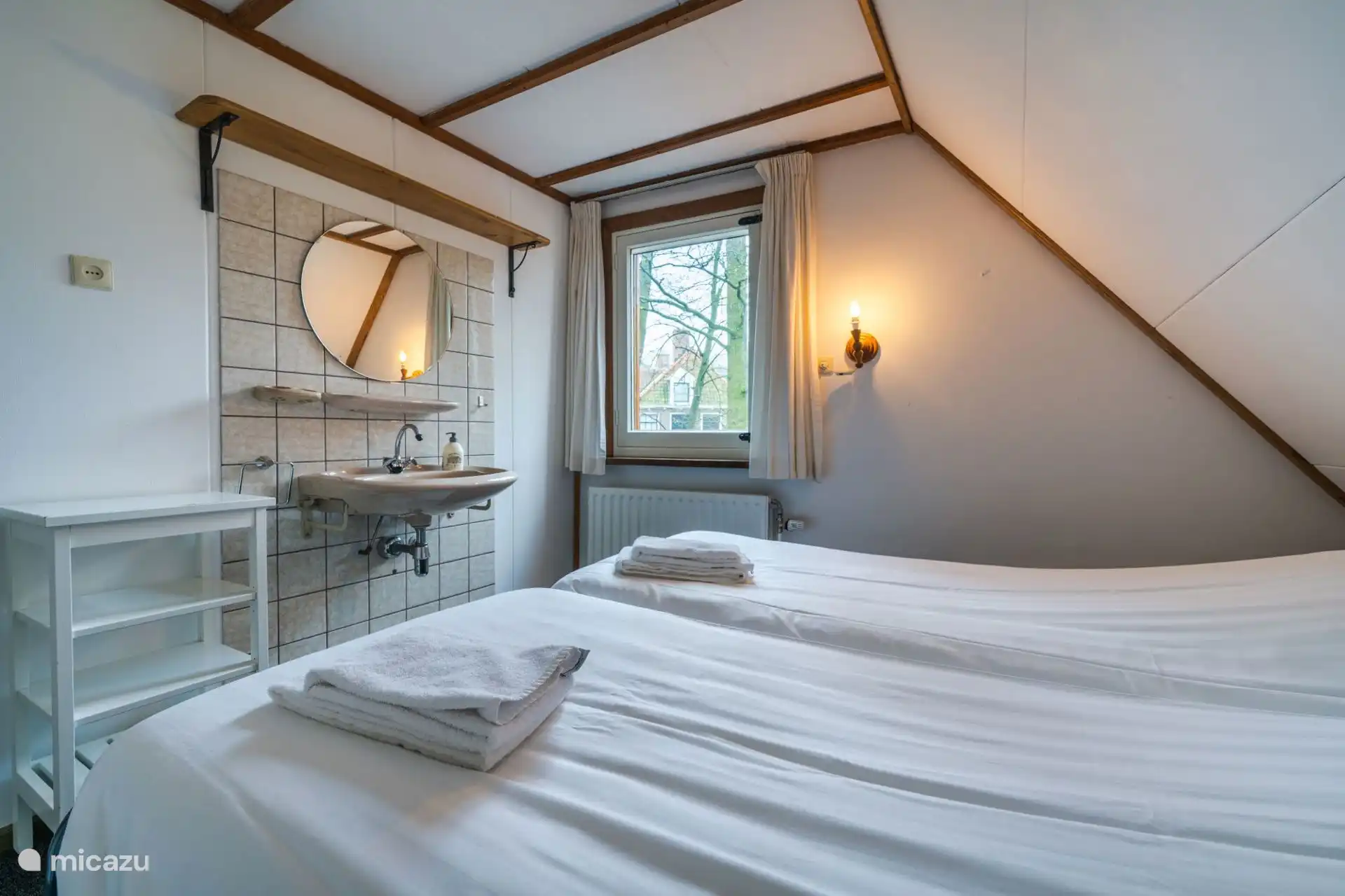 Geräumige Zimmer, alle mit Waschbecken ausgestattet