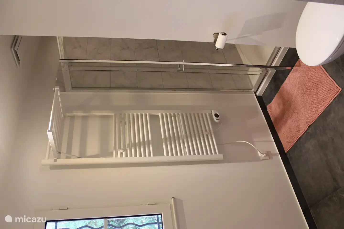 Salle de bain 1 avec douche et toilettes