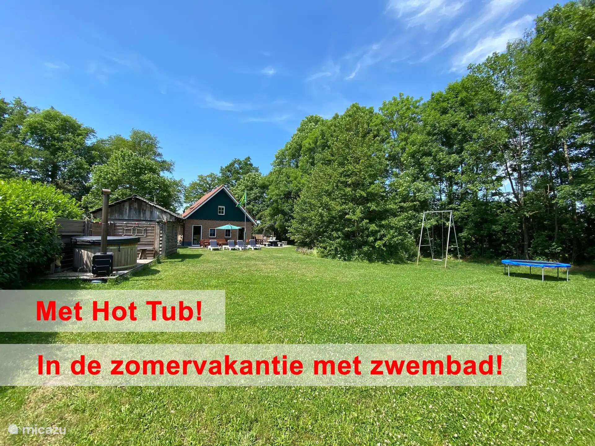 Ein schöner großer Garten mit Ruhe und Platz für Entspannung und Aktivitäten