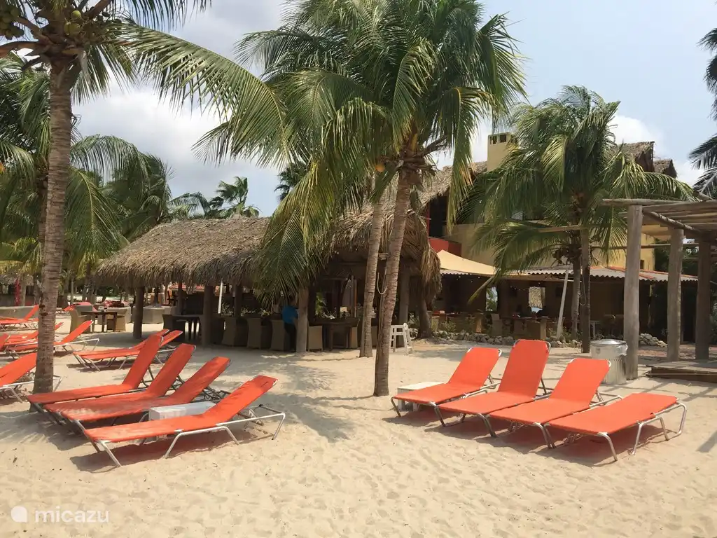 Restaurant Azzuro sur la plage de Blue Bay