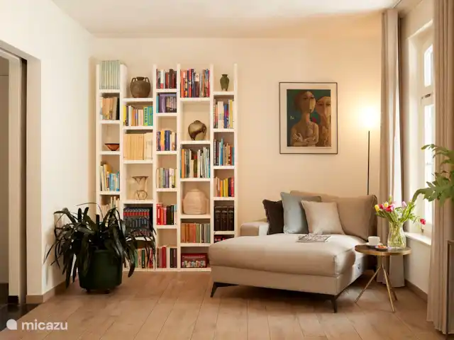 Kasteelhoeve d'Erp huren in Nederland, Limburg, Baarlo - villa Loungehoekje om je even terug te kunnen trekken.